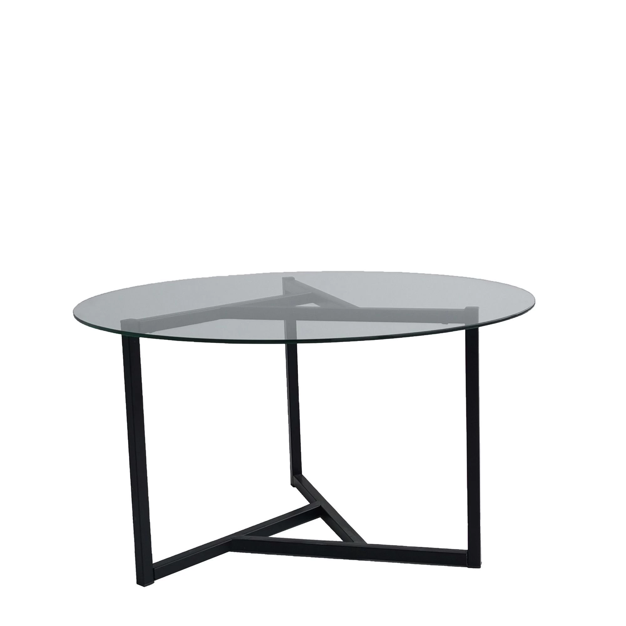 Stijlvolle 6mm Metalen Salontafel | 100% Gehard Glas | Transparant Zwart 4 Stijlvolle 6mm Metalen Salontafel | 100% Gehard Glas | Transparant Zwart - Afbeelding 4