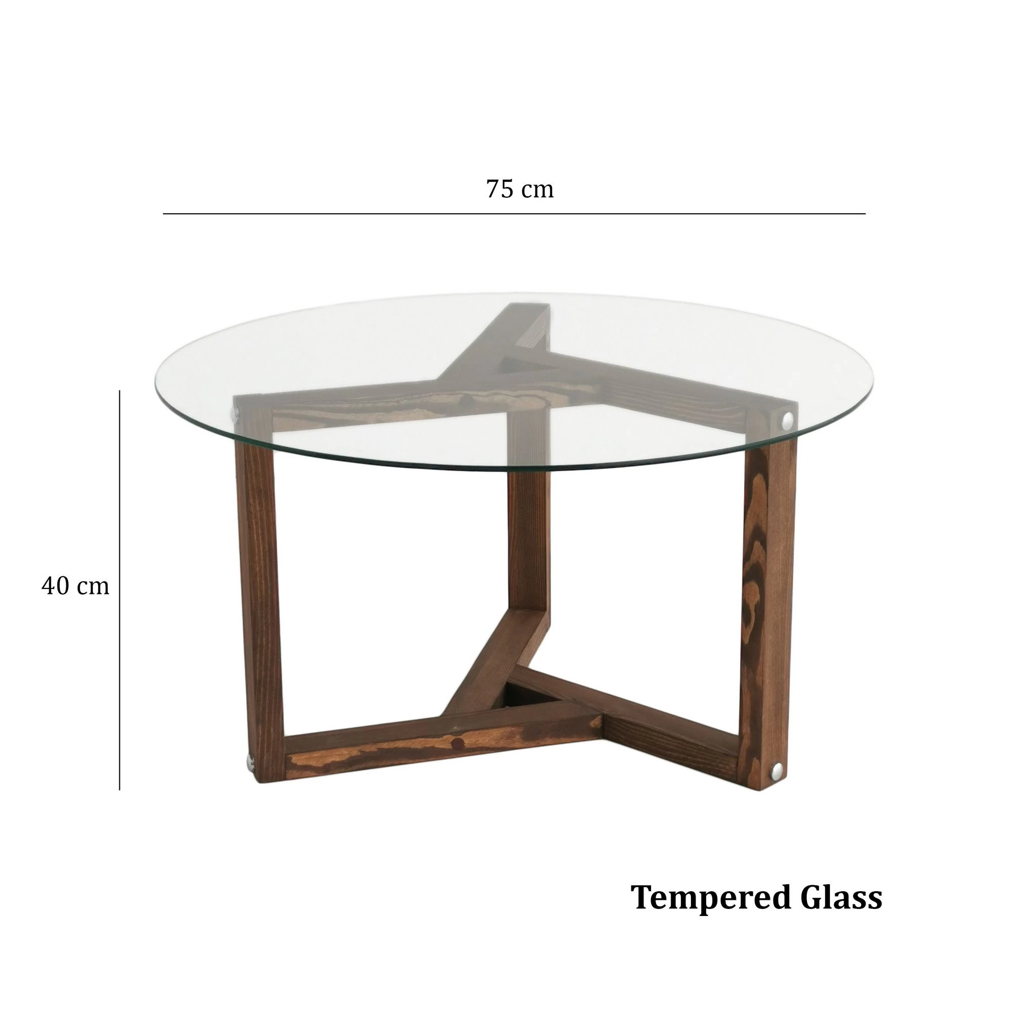 Locelso Salontafel | 100% Gehard Glas | Notelaar 2 Locelso Salontafel | 100% Gehard Glas | Notelaar - Afbeelding 2