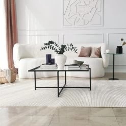 Locelso Salontafel | 100% Gehard Glas | Metalen Poten | Zwart 19 Locelso Salontafel | 100% Gehard Glas | Metalen Poten | Zwart -Collectie Woonkamermeubels 552NOS1430 20 204 ba85