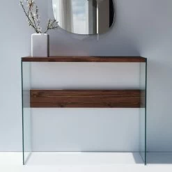 Locelso Commode Van Gehard Glas | Notelaar | 8mm Glas | Massief Grenen Frame 13 Locelso Commode Van Gehard Glas | Notelaar | 8mm Glas | Massief Grenen Frame -Collectie Woonkamermeubels 552NOS1901 20 203 0002