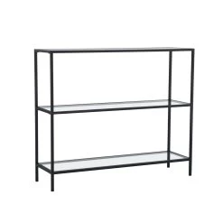 Locelso 100% Commode Van Gehard Glas | 100% Metalen Frame | Zwarte Kleur 12 Locelso 100% Commode Van Gehard Glas | 100% Metalen Frame | Zwarte Kleur -Collectie Woonkamermeubels 552NOS1902 20 208 19a9