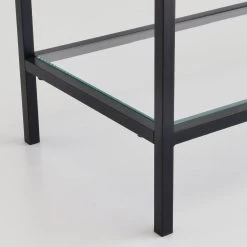 Locelso 100% Commode Van Gehard Glas | 100% Metalen Frame | Zwarte Kleur 13 Locelso 100% Commode Van Gehard Glas | 100% Metalen Frame | Zwarte Kleur -Collectie Woonkamermeubels 552NOS1902 20 209 a1a1