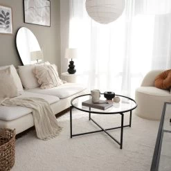 Locelso Salontafel | 100% Gehard Glas | Mat Zwart -Collectie Woonkamermeubels 552NOS2220 20 202 b912