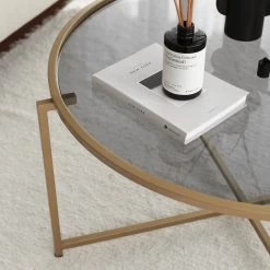 Locelso Salontafel | Gehard Glas | Metalen Frame | 83x40x83 Cm | Goudgeel 13 Locelso Salontafel | Gehard Glas | Metalen Frame | 83x40x83 Cm | Goudgeel -Collectie Woonkamermeubels 552NOS2221 20 204 b943