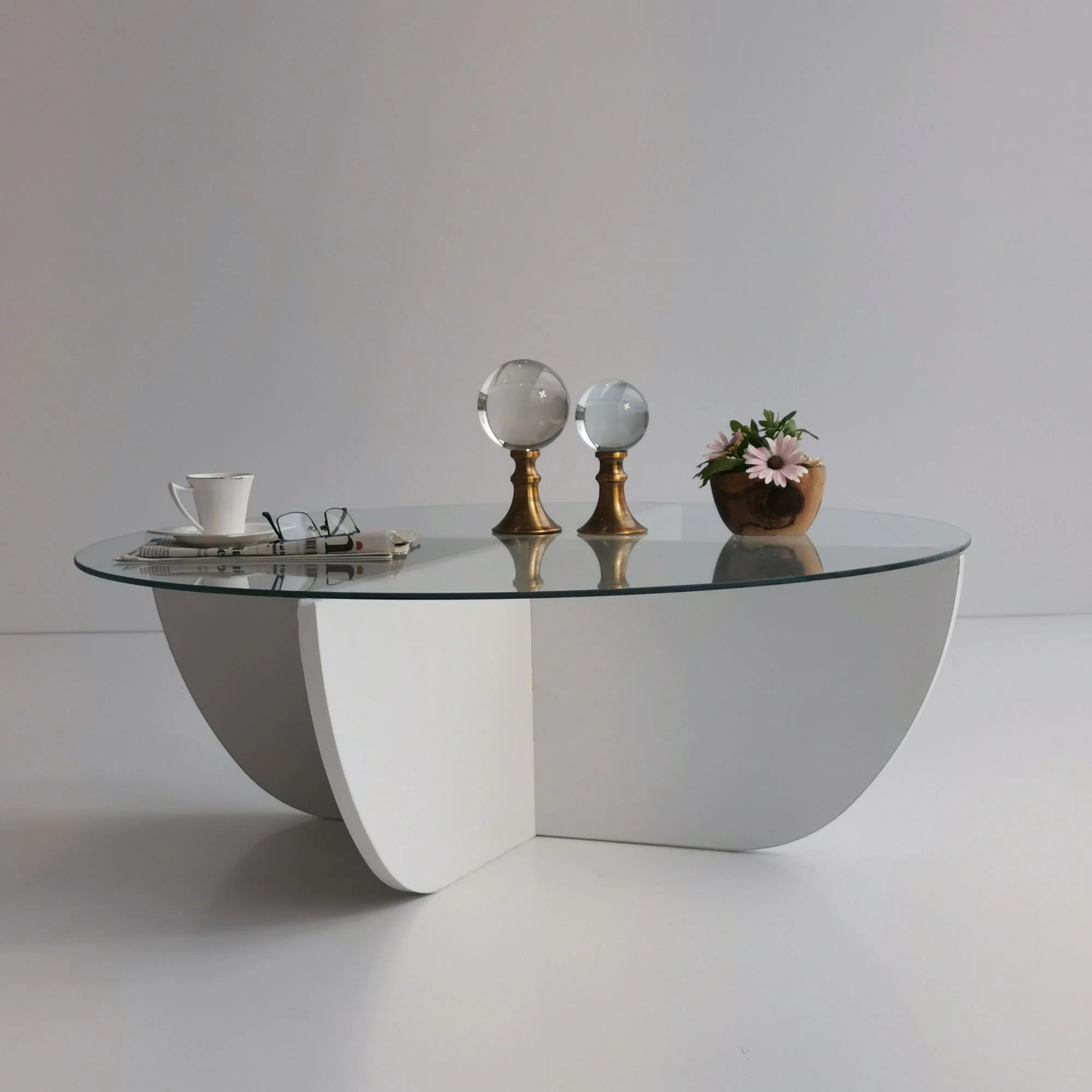 Locelso Salontafel | 100% Gehard Glas | 100% Gemelamineerd Frame 6 Locelso Salontafel | 100% Gehard Glas | 100% Gemelamineerd Frame - Afbeelding 6