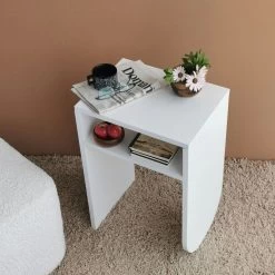 Locelso Bijzettafel | 18mm Dik | 40x59x30 Cm | Wit -Collectie Woonkamermeubels 552NOS2241 20 204 4a70