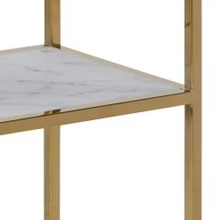 Sidetable Alisma 70x30cm 1 Legplank - Wit Marmer/ Goud -Collectie Woonkamermeubels 55C82CC4 51C1 48B9 89E3 9A302E50EA9B 2252