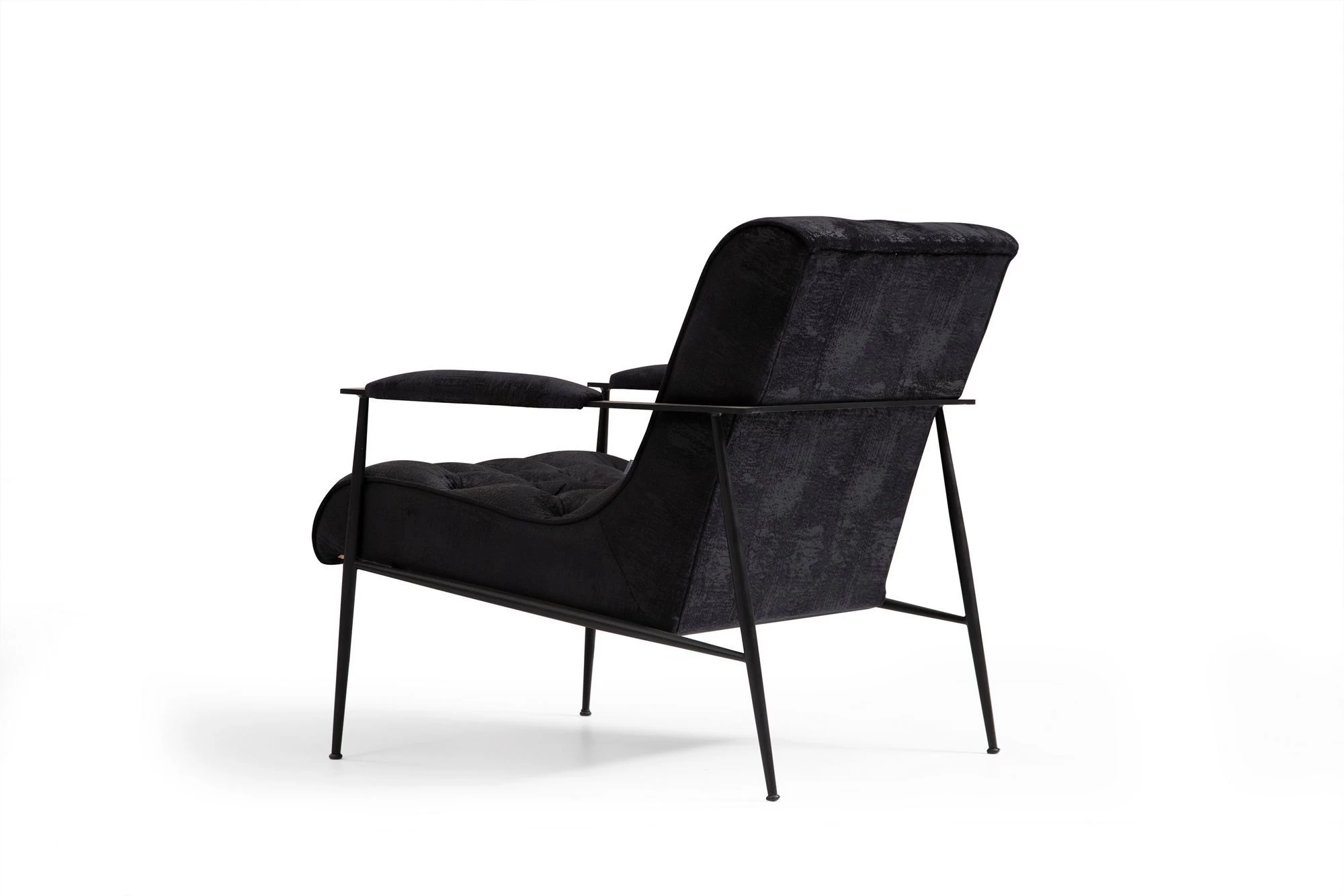 Artie Wing Chair - Beukenhouten Frame, Polyester Stof, 75x80x85 Cm 2 Artie Wing Chair - Beukenhouten Frame, Polyester Stof, 75x80x85 Cm - Afbeelding 2