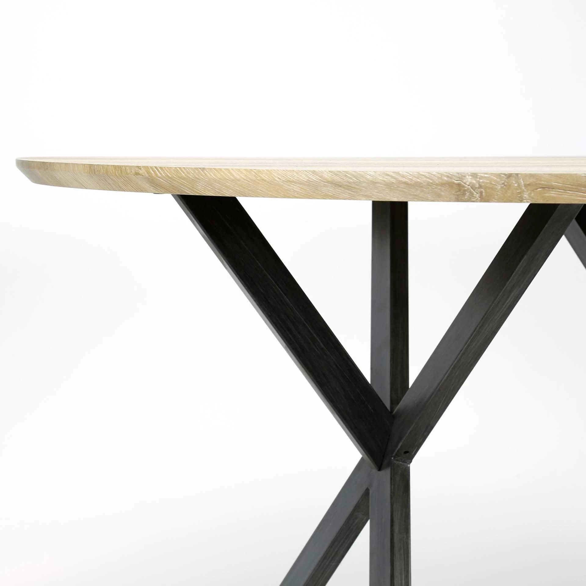 Eetkamertafel Vie Ø120 - Eik 4 Eetkamertafel Vie Ø120 - Eik - Afbeelding 4