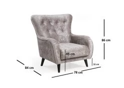 Hilena Wing Chair | Beuken Frame | 100% Polyester | Grijsbruin 6 Hilena Wing Chair | Beuken Frame | 100% Polyester | Grijsbruin -Collectie Woonkamermeubels 569HLN1505 20 204 ca81