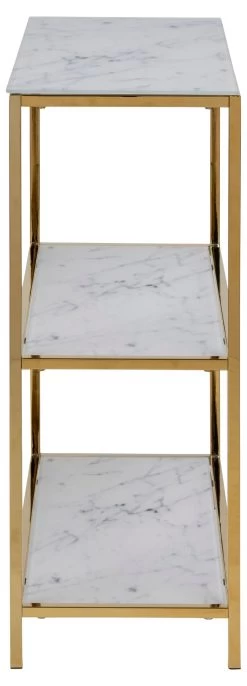 Sidetable Alisma 70x30cm 1 Legplank - Wit Marmer/ Goud -Collectie Woonkamermeubels 5CE982CB DFC9 4AF0 97BC 40E3C0F80B04 e95b