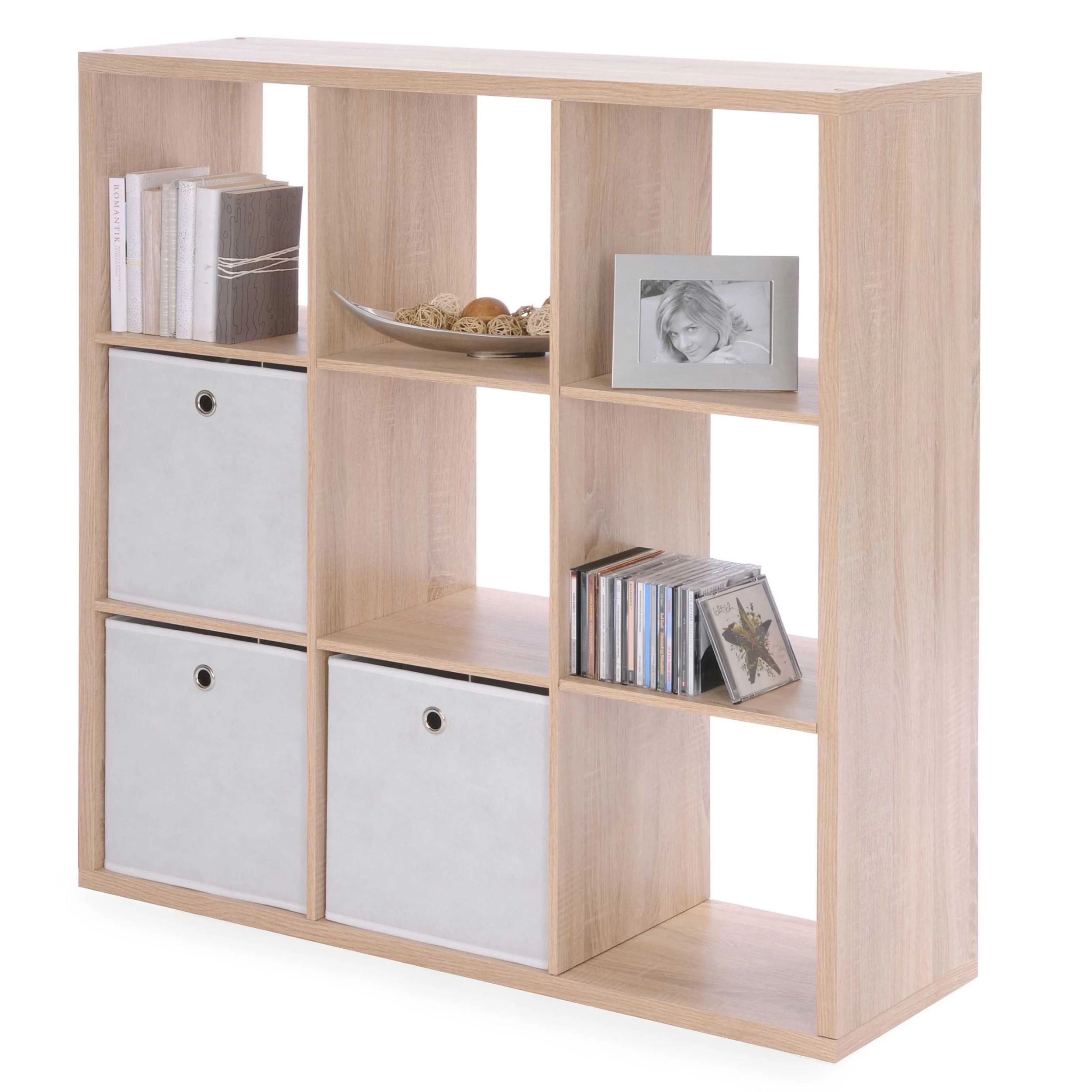 Roomdivider Max 9 Vakken - Eik 1 Roomdivider Max 9 Vakken - Eik