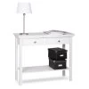 Sidetable Landwood 90cm Met 2 Lades - Wit
