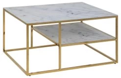 Salontafel Alisma 90x60cm 1 Legplank - Wit Marmer/ Goud -Collectie Woonkamermeubels 66977CE2 1014 4478 914D A7D222038CAE 8d32