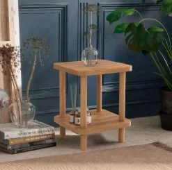 Bijzettafel Dora | Melamine Coating | 25 Mm Dik | Atlantisch Grenen