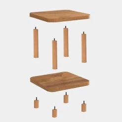 Bijzettafel Dora | Melamine Coating | 25 Mm Dik | Atlantisch Grenen 9 Bijzettafel Dora | Melamine Coating | 25 Mm Dik | Atlantisch Grenen -Collectie Woonkamermeubels 688DRA1304 20 203 f790