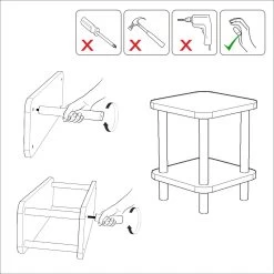 Bijzettafel Dora | Melamine Coating | 25 Mm Dik | Atlantisch Grenen 7 Bijzettafel Dora | Melamine Coating | 25 Mm Dik | Atlantisch Grenen -Collectie Woonkamermeubels 688DRA1304 20 204 864f