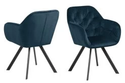 Draaibare Eetkamerstoel Levon - Donkerblauw 8 Draaibare Eetkamerstoel Levon - Donkerblauw -Collectie Woonkamermeubels 691B829A 5D16 4E81 A739 4E26EC9A968A 807a