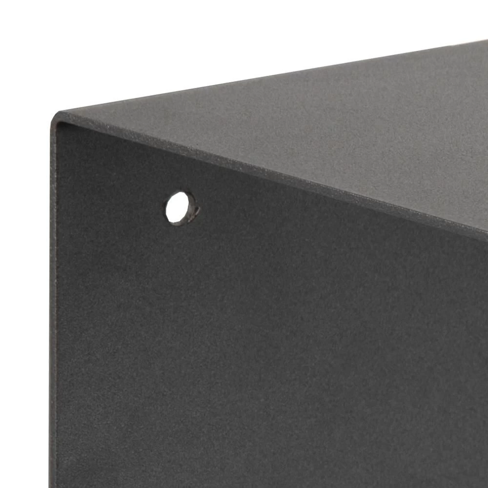 Wandplank Jolie 2 Legplanken - Zwart 7 Wandplank Jolie 2 Legplanken - Zwart - Afbeelding 7