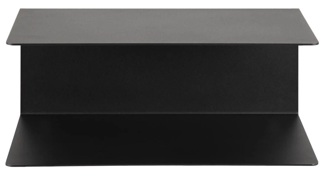 Wandplank Jolie 2 Legplanken - Zwart 8 Wandplank Jolie 2 Legplanken - Zwart - Afbeelding 8