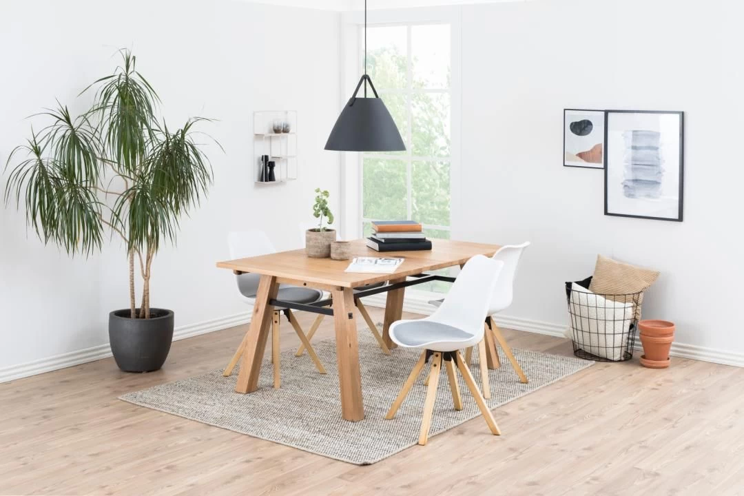 Eetkamerstoel Dima - Lichtgrijs/ Wit 7 Eetkamerstoel Dima - Lichtgrijs/ Wit - Afbeelding 7