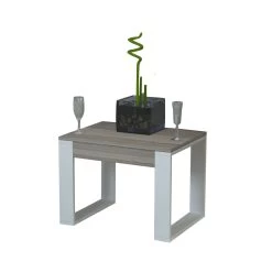 Houten Kunst Salontafel | 18mm Melamine Gecoat | Cordoba Wit | Opbergmeubel -Collectie Woonkamermeubels 731WAT2820 20 203 9095