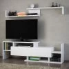 Woody Fashion TV-meubel | 100% Melamine Gecoat | 18mm Dikte | Breedte: 153 | Witte Kleur
