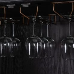 RICHMOND Wandkast Orlando 97cm 2 Deuren - Shagreen/eik/goud -Collectie Woonkamermeubels 7520 14 d535