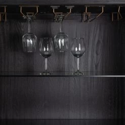 RICHMOND Wandkast Orlando 97cm 2 Deuren - Shagreen/eik/goud -Collectie Woonkamermeubels 7520 15 4af5