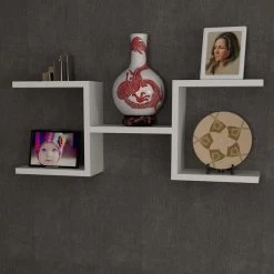 Furny Home Wandplank | 18mm Dik | 75x28cm | Wit