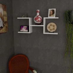 Furny Home Wandplank | 18mm Dik | 75x28cm | Wit -Collectie Woonkamermeubels 756FRN1613 20 202 6a0c