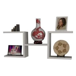 Furny Home Wandplank | 18mm Dik | 75x28cm | Wit -Collectie Woonkamermeubels 756FRN1613 20 203 0260