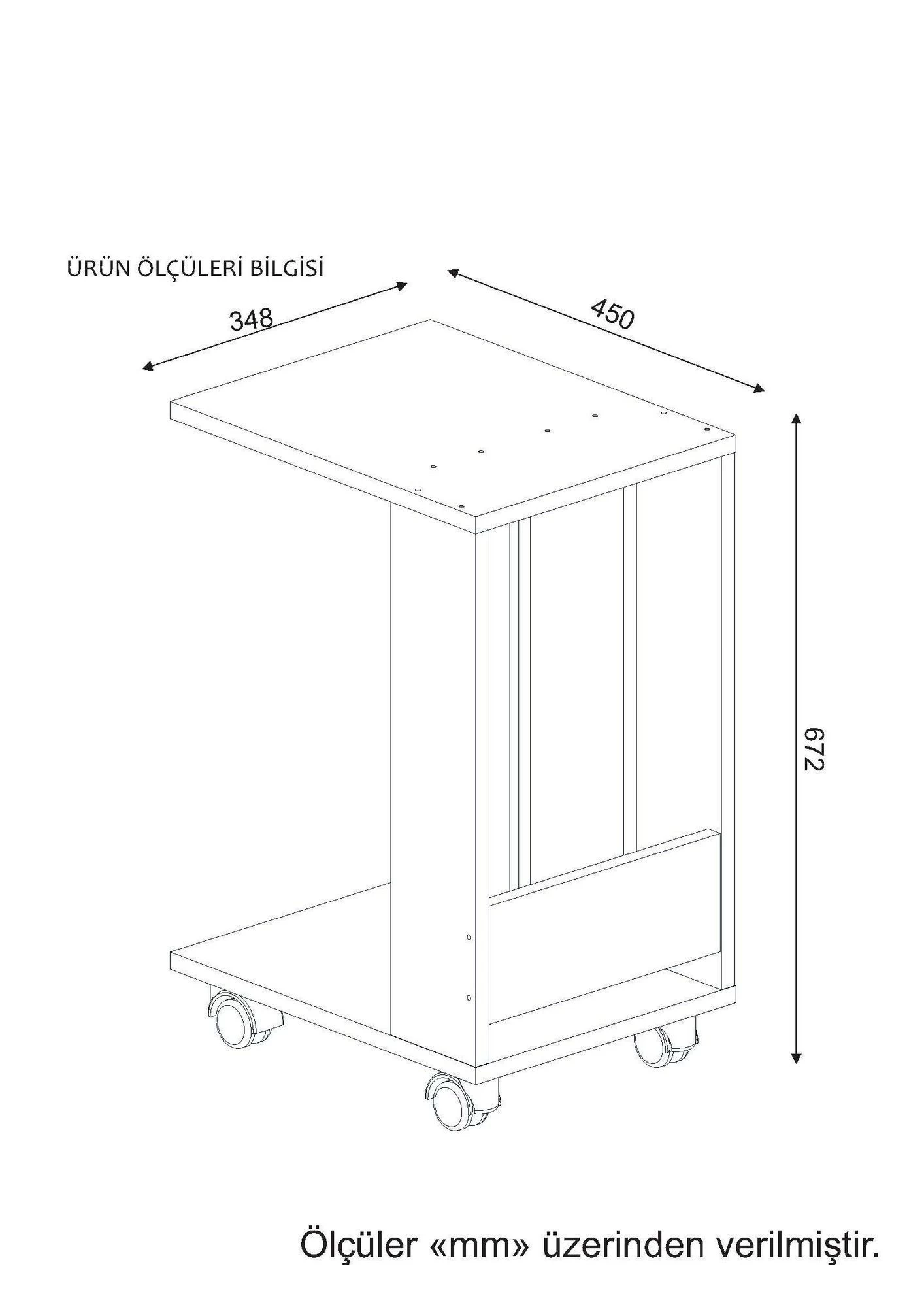 Furny Home Bijzettafel Met Melamine Coating | 18 Mm Dik | Wit 2 Furny Home Bijzettafel Met Melamine Coating | 18 Mm Dik | Wit - Afbeelding 2