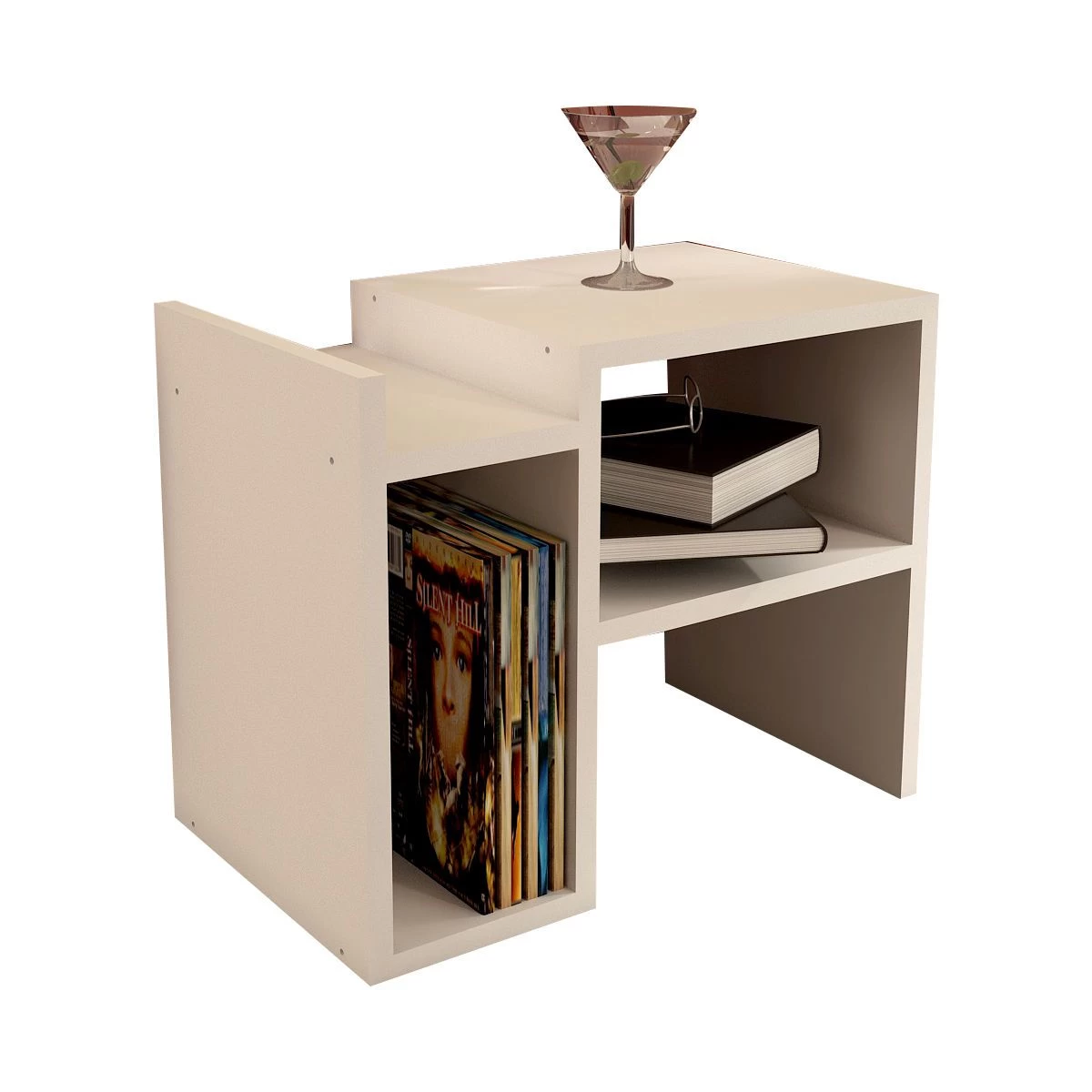 Furny Home Bijzettafel | 18mm Dikte | 49" Breedte | Wit 2 Furny Home Bijzettafel | 18mm Dikte | 49" Breedte | Wit - Afbeelding 2