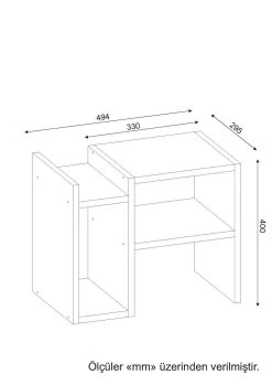 Furny Home Bijzettafel | 18mm Dikte | 49" Breedte | Wit 5 Furny Home Bijzettafel | 18mm Dikte | 49" Breedte | Wit -Collectie Woonkamermeubels 756FRN2810 20 203 4fc5