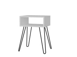 Furny Home Bijzettafel | 18mm Dikte | Metalen Poten | 45cm Breedte | Wit 7 Furny Home Bijzettafel | 18mm Dikte | Metalen Poten | 45cm Breedte | Wit -Collectie Woonkamermeubels 756FRN2824 20 203 35d1