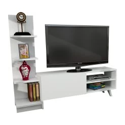 Furny Home TV-meubel | 100% Melamine Laag | 18mm Dikte | 140cm Breedte | Wit 9 Furny Home TV-meubel | 100% Melamine Laag | 18mm Dikte | 140cm Breedte | Wit -Collectie Woonkamermeubels 756FRN3010 20 203 0882