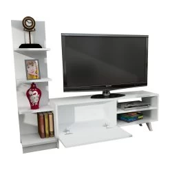 Furny Home TV-meubel | 100% Melamine Laag | 18mm Dikte | 140cm Breedte | Wit 7 Furny Home TV-meubel | 100% Melamine Laag | 18mm Dikte | 140cm Breedte | Wit -Collectie Woonkamermeubels 756FRN3010 20 204 e3f5