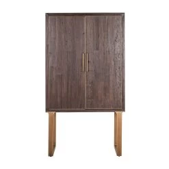 RICHMOND Buffetkast Cromford 100cm 2 Deuren - Bruin/goud -Collectie Woonkamermeubels 7632 5 1ba8