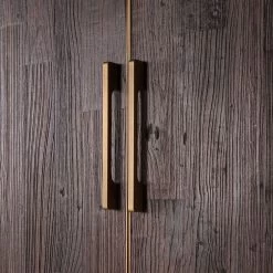 RICHMOND Buffetkast Cromford 100cm 2 Deuren - Bruin/goud -Collectie Woonkamermeubels 7632 8 db8c