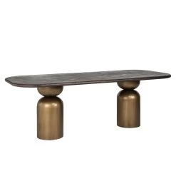 RICHMOND Eettafel Cavo | 230 X 100 X 78 Cm | Brushed Gold