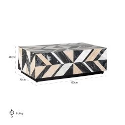 RICHMOND Salontafel Rostelli | 90 X 90 X 30 Cm | Mango Wood 10 RICHMOND Salontafel Rostelli | 90 X 90 X 30 Cm | Mango Wood -Collectie Woonkamermeubels 7842 6 ef3f