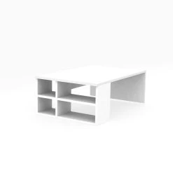 Elegance Salontafel - 100% Melamine, 18mm Dik, 90cm Breed, 33cm Hoog - Wit -Collectie Woonkamermeubels 793ELG2807 20 204 f0ac