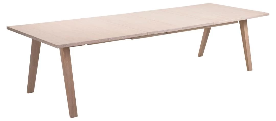 Verlengbare Eettafel Sieg 210<310cm - Eikenhout En Fineer 4 Verlengbare Eettafel Sieg 210<310cm - Eikenhout En Fineer - Afbeelding 4