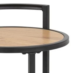 Bijzettafeltje Dover ø33cm - Zwart/wilde Eik -Collectie Woonkamermeubels 7E73846B 8C62 4194 A3B8 300DB5BDB62F e020