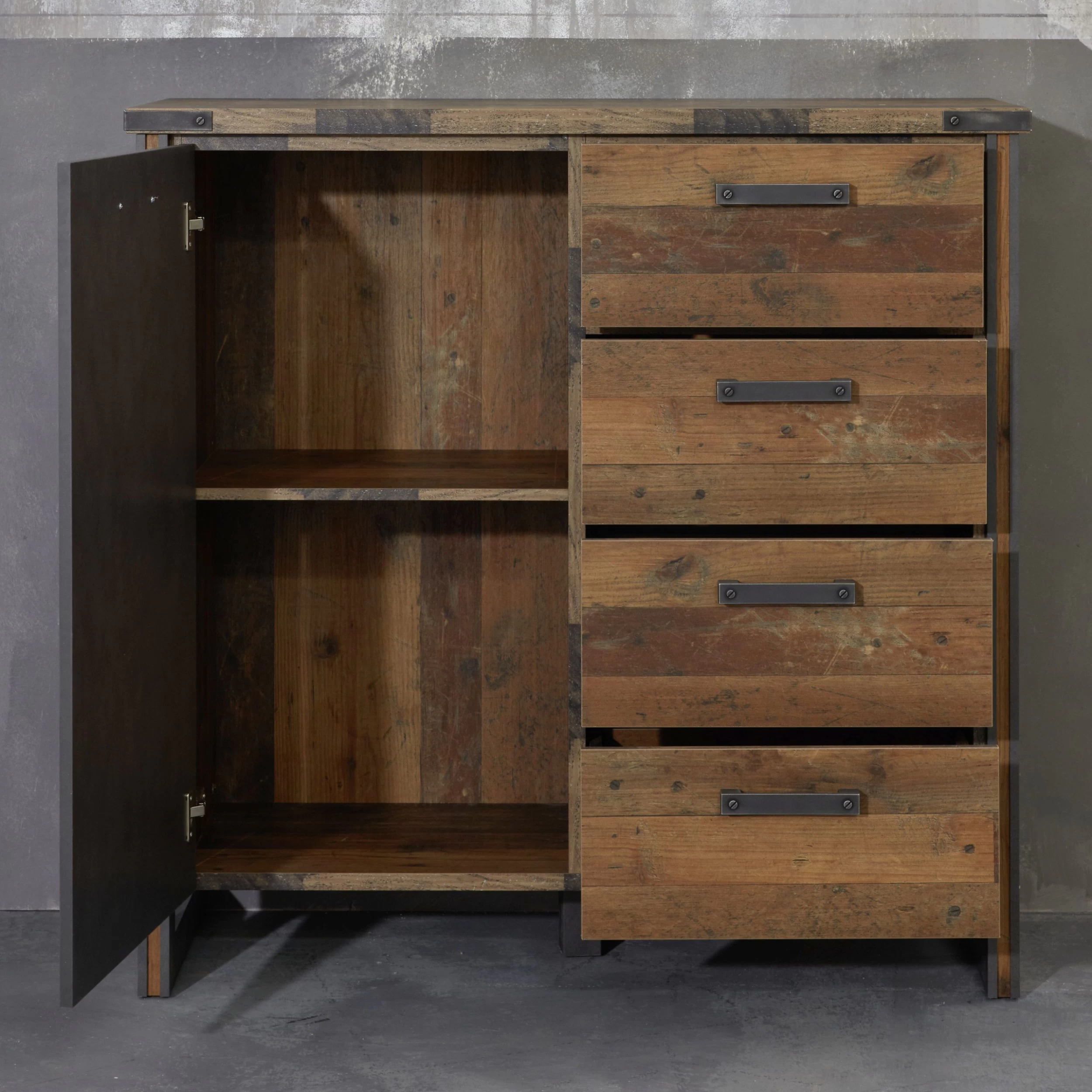 Commode Prime | 119 X 42 X 110 | Old Wood-decor 4 Commode Prime | 119 X 42 X 110 | Old Wood-decor - Afbeelding 4