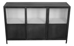 Dressoir Bronx 130cm Met 3 Deuren - Grijs/wit 9 Dressoir Bronx 130cm Met 3 Deuren - Grijs/wit -Collectie Woonkamermeubels 8003 1 f07c