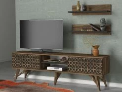Tera Home TV-meubel | 100% Melamine | 18mm Dikte | Notenhout 13 Tera Home TV-meubel | 100% Melamine | 18mm Dikte | Notenhout -Collectie Woonkamermeubels 804TRH3017 20 202 1e61