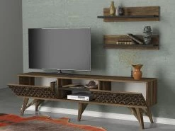 Tera Home TV-meubel | 100% Melamine | 18mm Dikte | Notenhout 12 Tera Home TV-meubel | 100% Melamine | 18mm Dikte | Notenhout -Collectie Woonkamermeubels 804TRH3017 20 203 6d0b