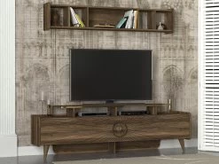 18mm Tera Home TV-meubel | Notelaar | 100% Melamine 15 18mm Tera Home TV-meubel | Notelaar | 100% Melamine -Collectie Woonkamermeubels 804TRH3036 20 202 b798